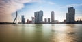Rotterdam Skyline, Netherlands. Royalty Free Stock Photo