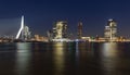 Rotterdam skyline at night 1.