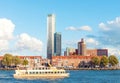 Rotterdam skyline view in Netherlands Royalty Free Stock Photo