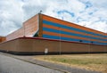 Rotterdam, South Holland, The Netherlands - The De Schie jail building and fences