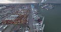Rotterdam, 19th of January 2023, The Netherlands. Revolutionary Automated Container Loading and Unloading at ECT Delta