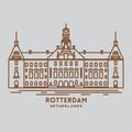 rotterdam. Vector illustration decorative design