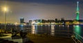 Night view of Rotterdam