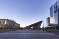 Rotterdan central station with the early morning light