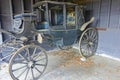 Rotting Horse Carriage in Rustic Rural Farm Barn