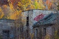 Rotting Ruins of the Barber Paper Mill in Georgetown, Ontario