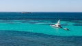 Rottnest Island Coastal Water with Distant Perth City