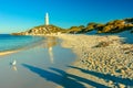 Pinky Beach and Bathurst Lighthouse Royalty Free Stock Photo