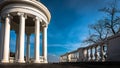 Rotunda and ballast in a park on the central promenade in Volgograd