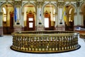 The rotunda in the Colorado State Capitol building in Denver Royalty Free Stock Photo