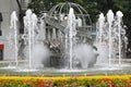 Rotunda do Infante, Funchal, Madeira - a magnificent fountain on a roundabout