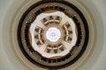 Rotunda Dome Ceiling at the Saskatchewan Legislative Building in Regina, Saskatchewan, Canada
