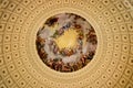Rotunda Dome inside the United States Capitol Building in Washington, D.C Royalty Free Stock Photo