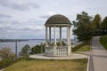 Rotunda on the embankment of the Kama River. Perm Royalty Free Stock Photo