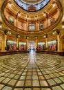 Rotunda glass floor of Michigan Capitol Royalty Free Stock Photo