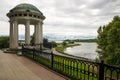 Rotunda on the Kotoroslnaya embankment Royalty Free Stock Photo