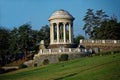 Rotunda in the Park on the embankment in Volgograd Royalty Free Stock Photo