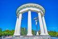 Rotunda of People`s Friendship White Colonnade, Poltava, Ukraine