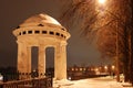 Rotunda on river Volga Royalty Free Stock Photo