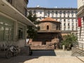 Rotunda St George seen from alley on Solunska street