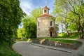 The rotunda of St. Martin on Vysehrad in Prague, Czech Republic