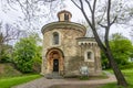 Rotunda of St. Martin in Vysehrad Upper Castle, Prague, Czech Republic Royalty Free Stock Photo