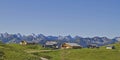 Rotwandl pasture huts Royalty Free Stock Photo