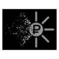 Bright Disappearing Dot Halftone Rouble Source Icon