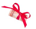 Roubles gift Royalty Free Stock Photo