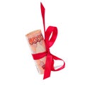 Roubles gift Royalty Free Stock Photo