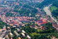 Roudnice nad Labem city, fly photo