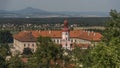 Roudnice nad Labem town in summer day