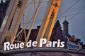 Roue de paris (ferry wheel) in Ghent, Christmas