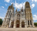 Rouen Cathedral in Rouen, capital of Haute-Normandie, France. Royalty Free Stock Photo