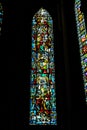 Stained glass windows of the Rouen Cathedral, France