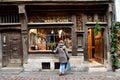 Rouen; France - december 13 2022 : cloth shop in the Saint Romain street