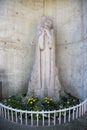 Monument at the place of execution Saint Joan of Arc