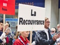 Sailors parade in streets at the festival of the Navy. Armada meeting in France