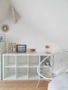 Rouen, France - June 2019: modern minimalistic interior design of one of the flats in old buildings in Rouen, Normandie