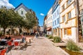 Street view in Rouen city, France