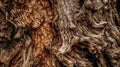 Rough and barky textures tree trunk. AI generated Royalty Free Stock Photo