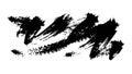 Rough Black Brush Strokes: Gritty Texture & Art, vector design Generative AI Royalty Free Stock Photo