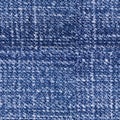 Rough blue denim cloth seamless texture Royalty Free Stock Photo