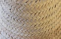 Rough braided straw sombrero texture