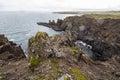 Rough coast on hike near Arnastapi, Snaefellsnes, Iceland