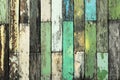 Rough color wooden wall texture