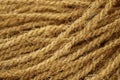 Rough Cord made from natural plant fiber. Rope detail, closeup. Wallpaper and background about fabtic manufacture, eco Royalty Free Stock Photo