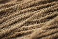 Rough Cord made from natural plant fiber. Rope detail, closeup. Wallpaper and background about fabtic manufacture, eco Royalty Free Stock Photo