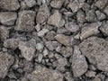 Rough Crushed Stones Fragments Texture Background