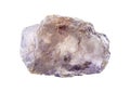 rough crystal of Cordierite (Iolite) isolated